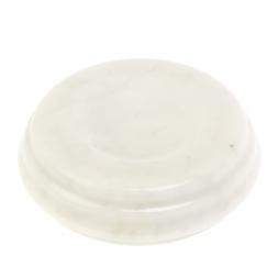 Подставка под шар из белого мрамора 10х10х3 см