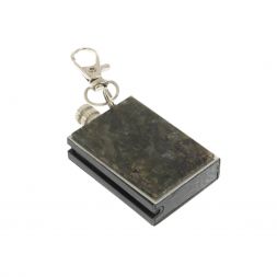 Брелок огниво "Вечная спичка" с накладкой из камня лабрадорит 2,8х1,3х5 см