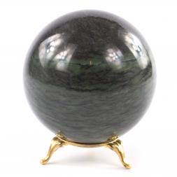 Шар 9 см нефрит уральский