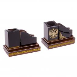 Настольный набор руководителя "Версаль" обсидиан