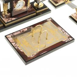 Настольный набор "Держава" из яшмы