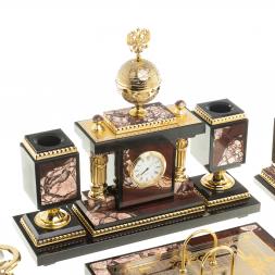 Настольный набор "Держава" из яшмы