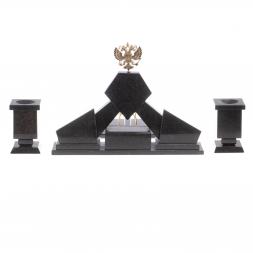 Настольный набор из гранита "Герб России"