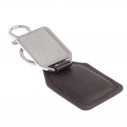 Брелок для ключей с накладкой из зеленого флюорита