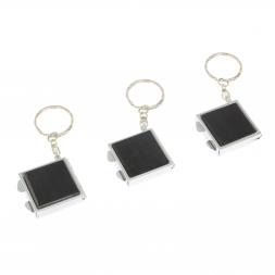 Складное зеркало брелок соколиный глаз квадратное