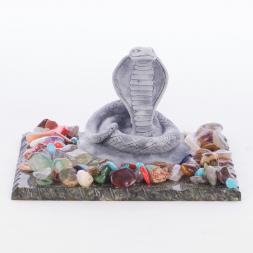 Сувенир "Кобра" из мрамолита