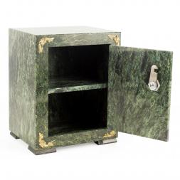 Сейф средний с гербом РФ змеевик 19х15,5х23,5 см