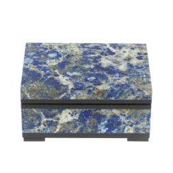 Шкатулка из афганского лазурита 10х7,5х5 см