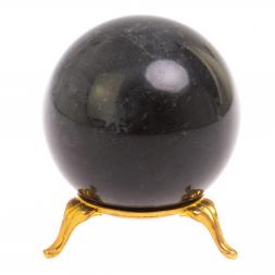 Шар из черного змеевика 6,5 см