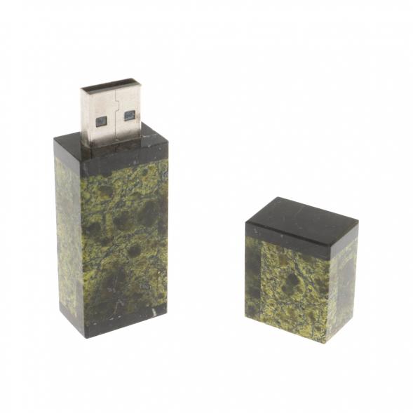 Флешка из камня змеевик 64 GB 129909