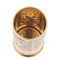 Набор стопок гильз "Герб России" 6 шт 40 мл в подарочном ящике Златоуст