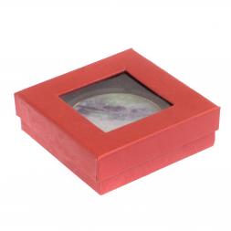 Зеркало круглое камень флюорит цвет золото