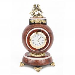 Часы "Георгий Победоносец" лемезит бронза