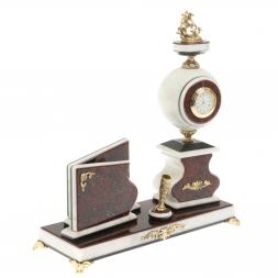 Письменный настольный набор &amp;quot;Георгий Победоносец&amp;quot; мрамор