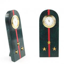 Часы "Погон старший лейтенант МВД" нового образца змеевик