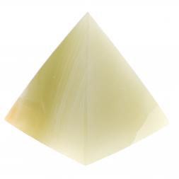 Пирамида из светло-зеленого оникса 5х5х5,6 см (2)