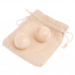 Массажные шары из газганского мрамора 3 см (пара)