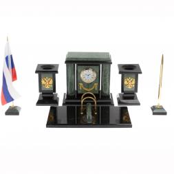 Настольный набор &amp;quot;Премьер&amp;quot; из офиокальцита