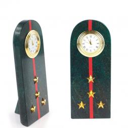 Часы &amp;quot;Погон капитан МВД&amp;quot; нового образца змеевик