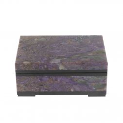 Шкатулка из чароита 11х7,5х5 см