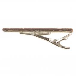 Зажим для галстука с камнем авантюрин