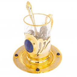 Подарочный чайный набор "Лазуритовый" Златоуст