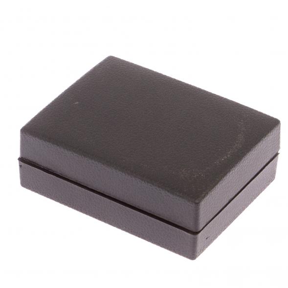 Набор запонки прямоугольные и зажим для галстука камень змеевик 125698