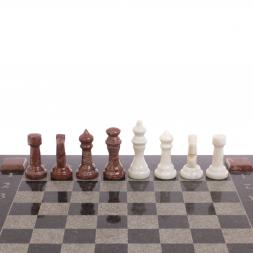 Набор игр 3 в 1: шахматы, шашки, нарды 41х41 см