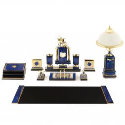 Письменный набор "Сенатор" камень лазурит 9 предметов