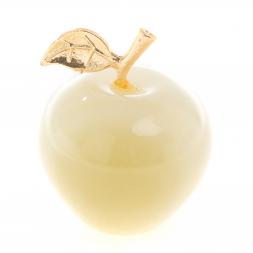 Сувенир "Яблоко" из зеленого оникса 4х4,5 см (1,5)