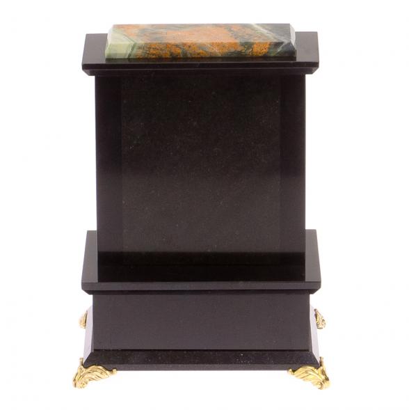 Часы из офиокальцита с выдвижным ящиком 125468