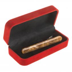 Зажим для галстука с камнем оникс