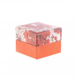 Шкатулка из оникса "Яблоко" зеленая 7,7х7,7х6,2 см (3)