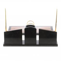 Письменный прибор "Элегант" из розового мрамора