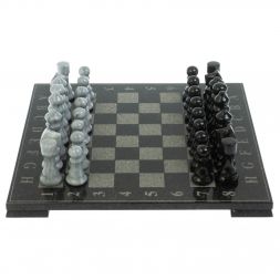 Шахматы "Турнирные" доска 33х33 см мрамор гранит