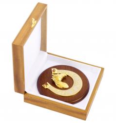 Панно на тарелке "Подкова на удачу" 16 см