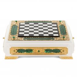 Шахматы из малахита &amp;quot;Версаль&amp;quot;