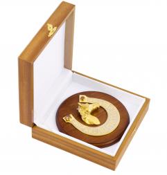 Панно на тарелке "Подкова на счастье" 16 см