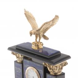 Часы из лазурита "Орел"