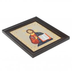 Икона гравюра &amp;quot;Спаситель&amp;quot; 24,5х28,5 см Златоуст