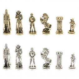 Шахматы "Рыцари" доска 36х36 шабровский змеевик