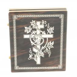 Икона складная "Семистрельная БМ" камень обсидиан