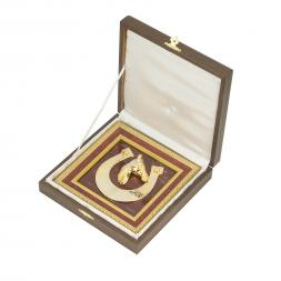 Панно "Подкова на удачу" яшма