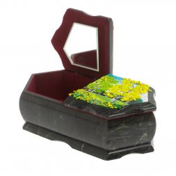 Шкатулка с двумя отделениями "Рассвет / Лето" 20х10х7,5 см