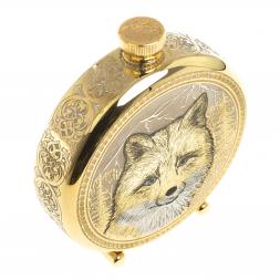 Фляжка с гравюрой "Лиса" Златоуст