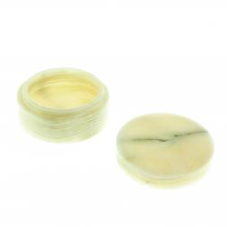 Шкатулка "Пудреница" камень зеленый оникс 10х10х5 см (4)