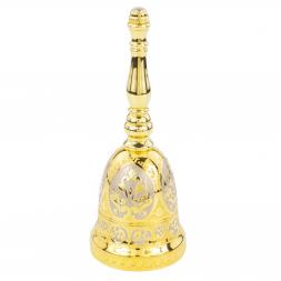 Колокольчик "Сувенирный" с фианитом в подарочной упаковке Златоуст