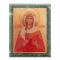 Икона настенная Святая Варвара из змеевика 14х18х1,2 см