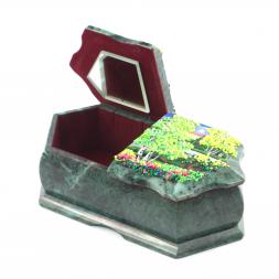 Шкатулка с двумя отделениями "Рассвет / Лето" 20х10х7,5 см