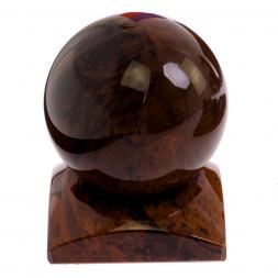 Настольный набор "Гренада" коричневый обсидиан